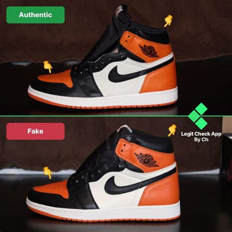 how do you know if jordan 1s are fake